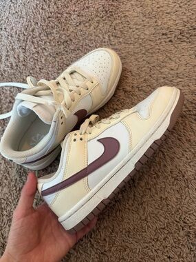 Nike Dunk Low Cream and Brown